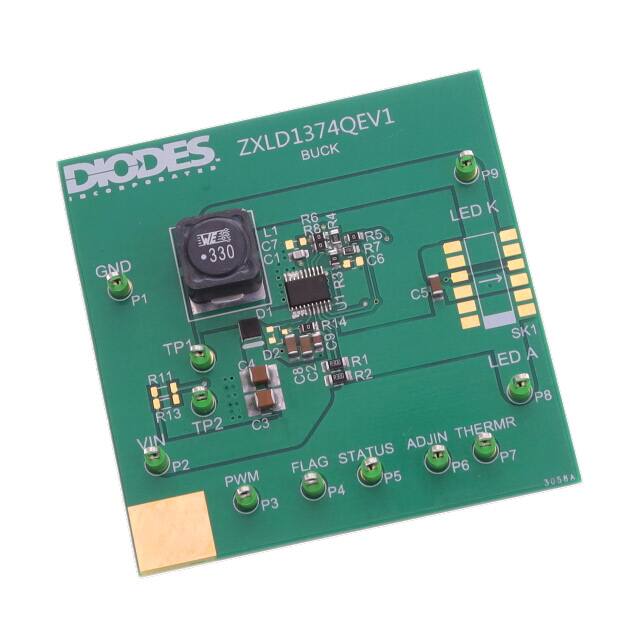 ZXLD1374QEV1 Diodes Incorporated  Cartes d'évaluation - Pilotes LED